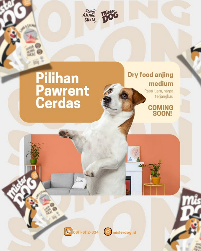 Dry Food Anjing Pilihan Pawrent Cerdas